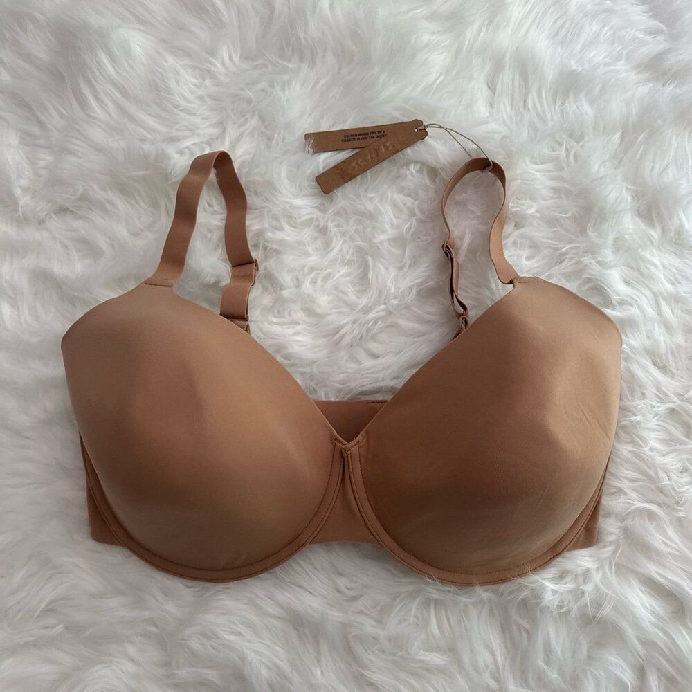 Skims Fits Everybody T-shirt Bra Ochre Size 38DDDD